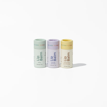 Three Lip Balm Gift Set – Floral Print Box