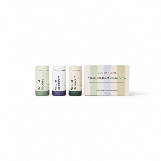 Mini Natural Deodorant Discovery Set – Three Travel-Size Deodorants