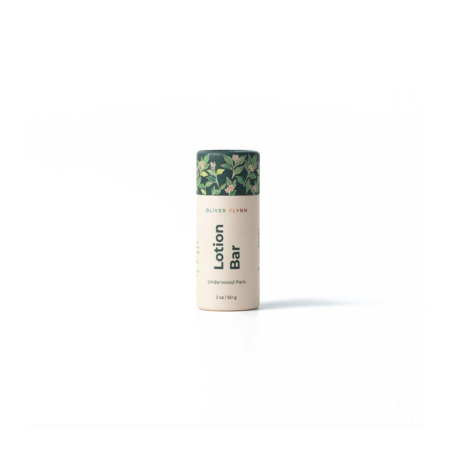 Oliver Flynn Underwood Park Lotion Bar with mango butter and jojoba oil provides silky, non-greasy moisture for dry skin. Handcrafted in small batches in Brooklyn and packaged in a plastic-free, compostable paper push-up tube, it is an eco-friendly and travel-friendly solid moisturizer.