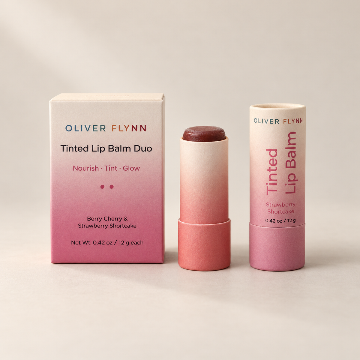 Tinted Lip Balm Duo Gift Box