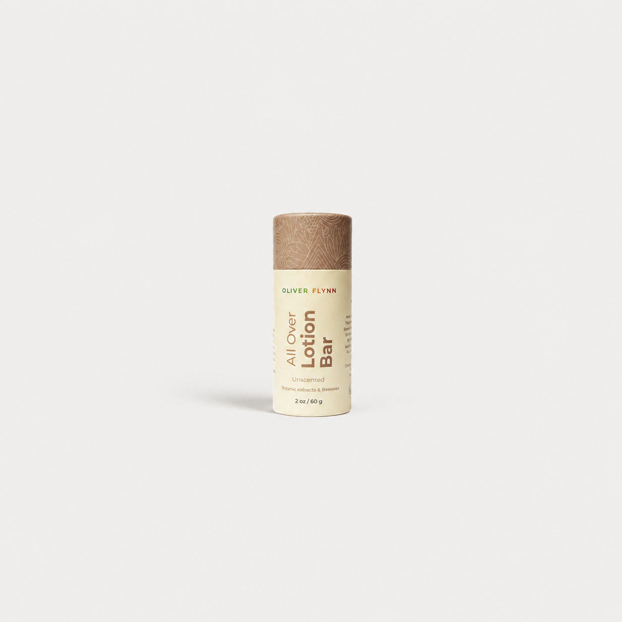 Unscented Lotion Bar with Botanical Extracts