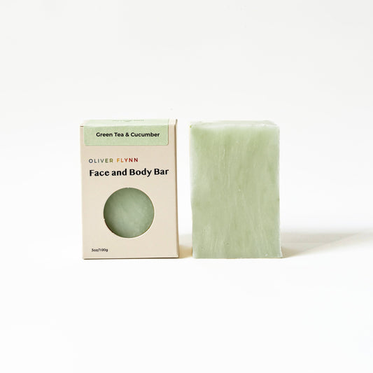 Face & Body Bar- Green Tea and Cucumber